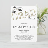 Modern Graduation Celebration  Kaart (Staand voorkant)