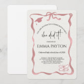 Modern Graduation Celebration  Kaart (Voorkant / Achterkant)