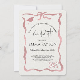 Modern Graduation Celebration  Kaart