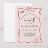 Modern Graduation Celebration  Kaart (Voorkant / Achterkant)