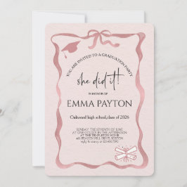 Modern Graduation Celebration  Kaart