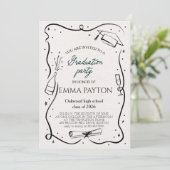 Modern Graduation Celebration  Kaart (Staand voorkant)