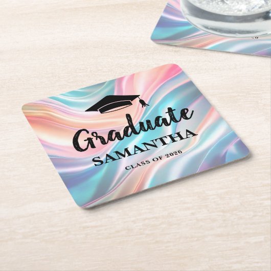 Modern Graduation Kartonnen Onderzetters (Schuin)