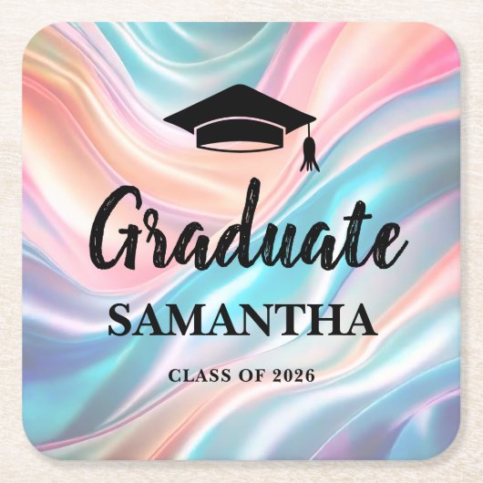 Modern Graduation Kartonnen Onderzetters (Voorkant)