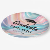 Modern Graduation Papieren Bordje (Gekanteld)