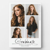 Modern Graduation Party 4 Fotocollage Script Fotoplaat (voorkant)