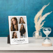 Modern Graduation Party 4 Fotocollage Script Fotoplaat (Zijkant)