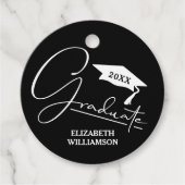 Modern Graduation Party Bedankjes Labels (Voorkant)
