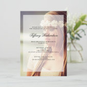 Modern Graduation Party | Bekleding met foto Kaart (Staand voorkant)