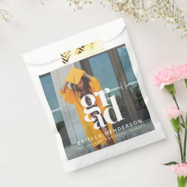 Modern Graduation Party Favor Bag Bedankzakje