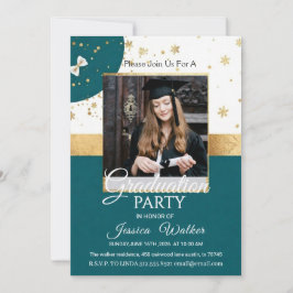 Modern  Graduation  Party Invitation  2026 Kaart