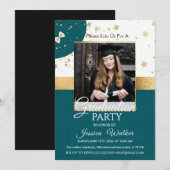 Modern Graduation Party Invitation 2026 Kaart (Voorkant / Achterkant)