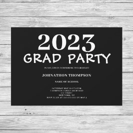 Modern Graduation Party Kaart