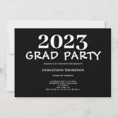 Modern Graduation Party Kaart (Voorkant)