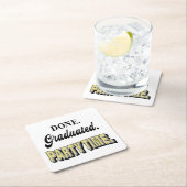 Modern Graduation Party Kartonnen Onderzetters (Insitu)