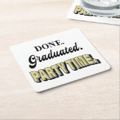 Modern Graduation Party Kartonnen Onderzetters (Schuin)