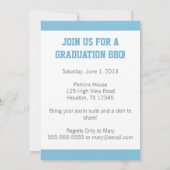 Modern Graduation Party nodigt uit Kaart (Achterkant)