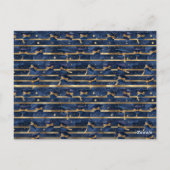 Modern Graduation Party Photo Display Briefkaart (Achterkant)