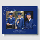 Modern Graduation Party Photo Display Gastenboek (Voorkant)