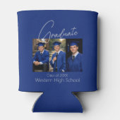 Modern Graduation Photo Display Blikjeskoeler (Achterkant)