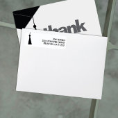 Modern Graduation Return Address Label