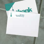 Modern Graduation Return Address Label