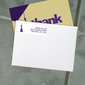 Modern Graduation Return Address Label