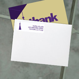 Modern Graduation Return Address Label