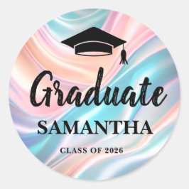 Modern  Graduation  Ronde Sticker