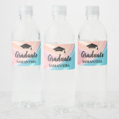 Modern  Graduation  Waterfles Etiket (Flessen)