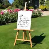 Modern Graduation Welcome Poster Minimal Line Art