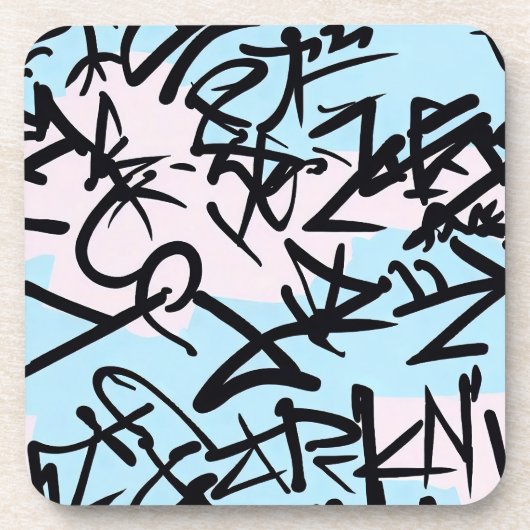 Modern Graffiti Bier Onderzetter (Voorkant)