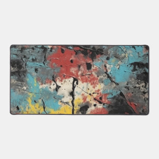 Modern Graffiti Drip Paint Colorful Urban Custom  Bureaumat