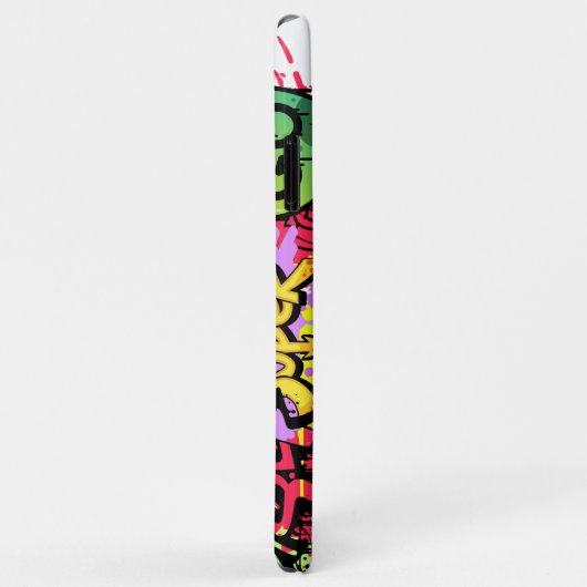 Modern graffiti elegant unique vibrant painted Case-Mate iPhone case (Achterkant/rechts)