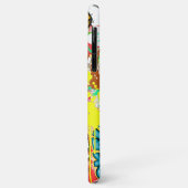 Modern graffiti elegant unique vibrant painted Case-Mate iPhone case (Achterkant/links)