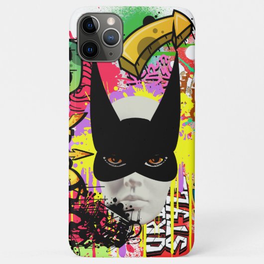 Modern graffiti elegant unique vibrant painted Case-Mate iPhone case (Achterkant)