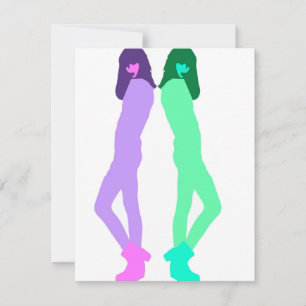 'Modern Graffiti Fashion Art' Feestdagenkaart