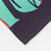 Modern Graffiti Fleece Deken (Hoek)