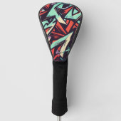 Modern Graffiti Golfheadcover (Voorkant)
