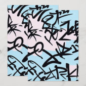 Modern Graffiti Kaart (Voorkant / Achterkant)