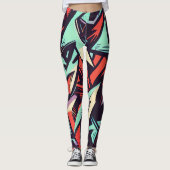 Modern Graffiti Leggings (Voorkant)