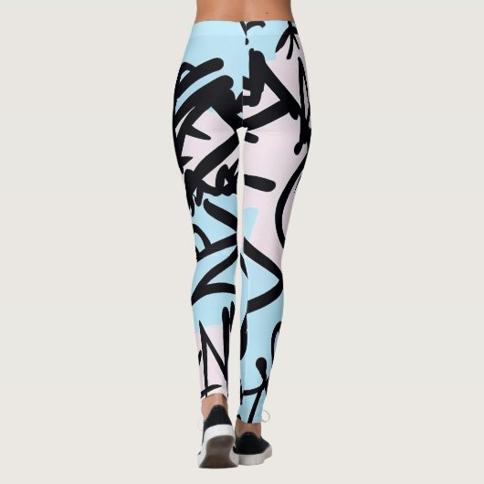 Modern Graffiti Leggings (Achterkant)