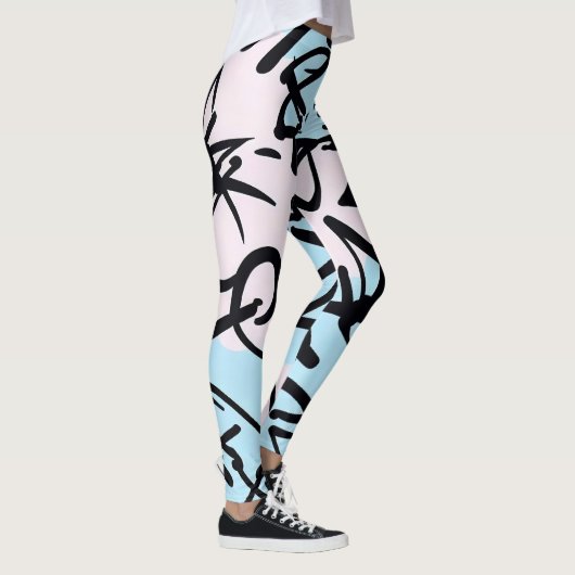Modern Graffiti Leggings (Rechts)