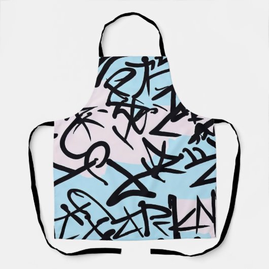 Modern Graffiti Schort (Voorkant)