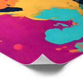 Modern Graffiti Style Cat Poster (Hoek)