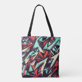 Modern Graffiti Tote Bag (Achterkant)