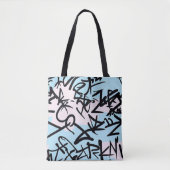 Modern Graffiti Tote Bag (Voorkant)