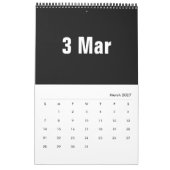 Modern grafisch ontwerp 2020 ~ Leslie Peppers Kalender (Mar 2027)