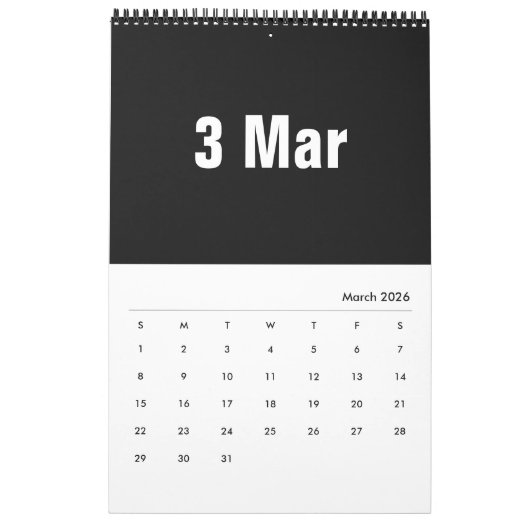 Modern grafisch ontwerp 2020 ~ Leslie Peppers Kalender (Mar 2026)