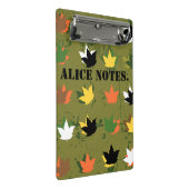 Modern grafisch patroon. Alice merkt op. Personali Mini Klembord (Schuin)